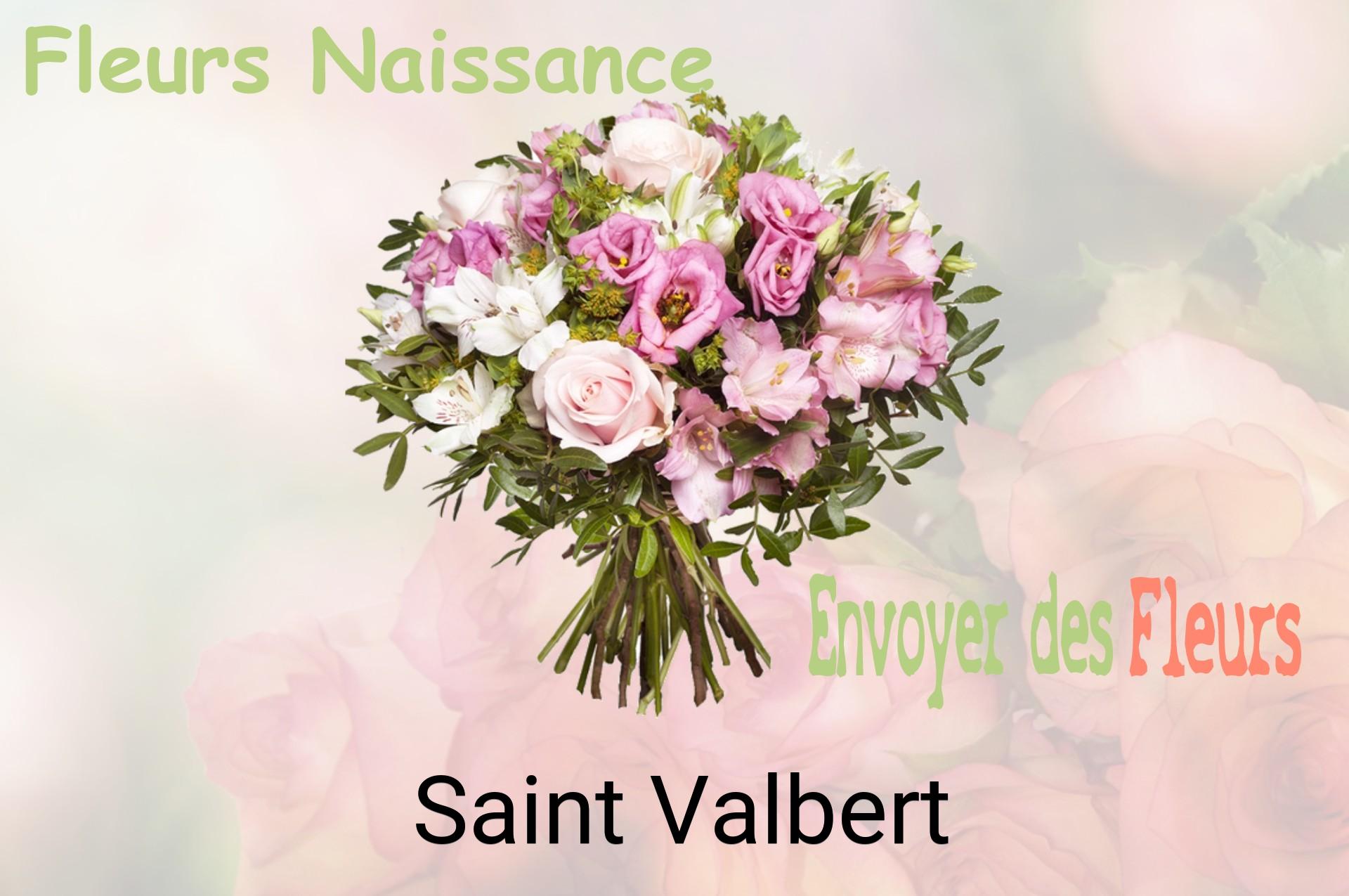 Bouquet de fleurs de naissance livré à Saint-Valbert